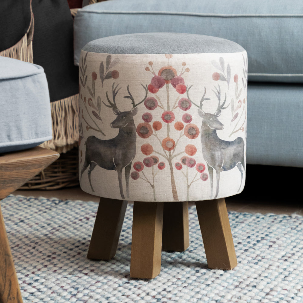 Edo Monty Round Footstool