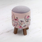 Hermione Monty Round Footstool