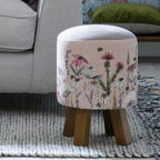 Hermione Monty Round Footstool