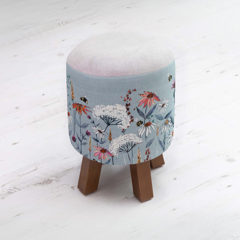 Hermione Monty Round Footstool