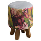 Heligan Monty Round Footstool