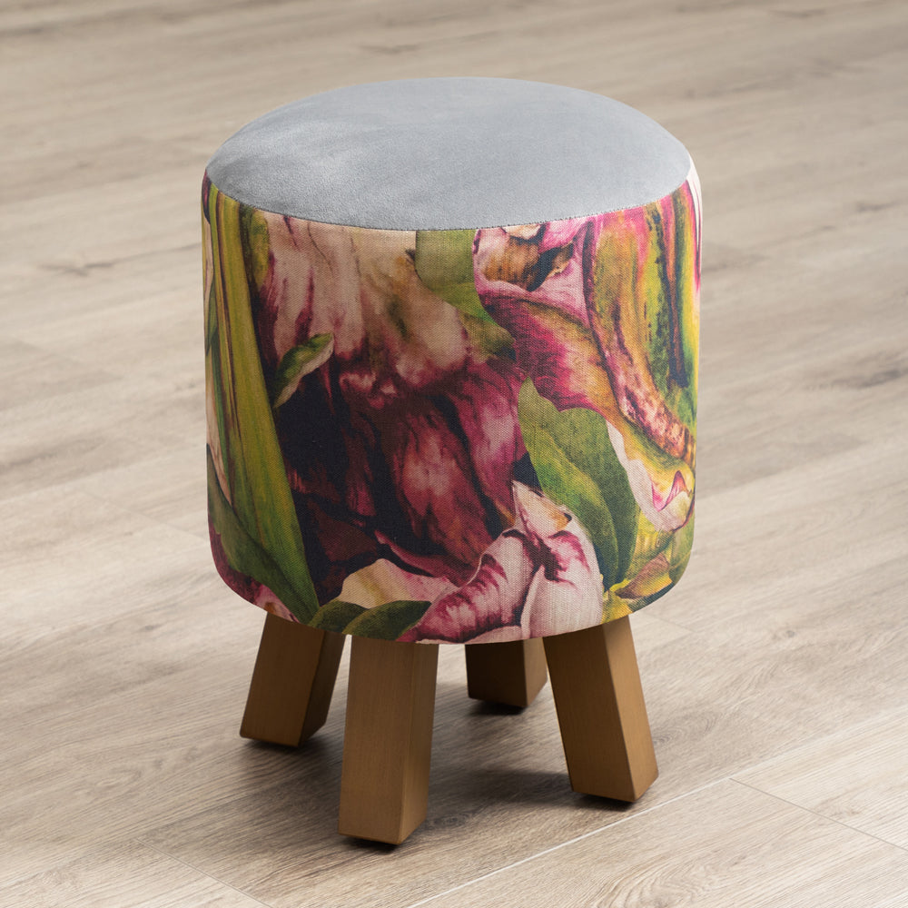 Heligan Monty Round Footstool