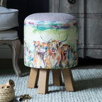 Heilan Herd Monty Round Footstool