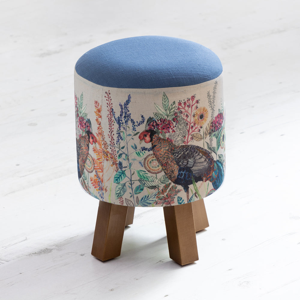 Lady  Monty Round Footstool