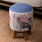 Lady  Monty Round Footstool