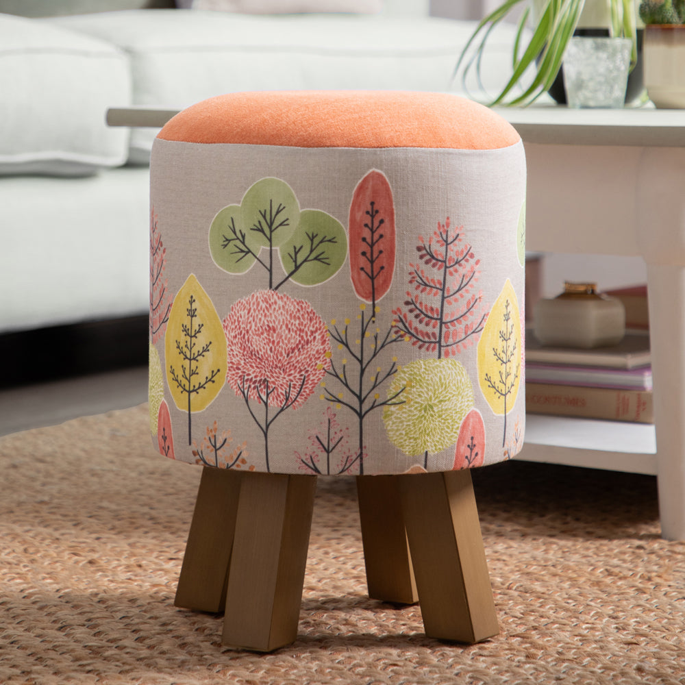 Lyall Monty Round Footstool