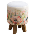 Papavera Monty Round Footstool