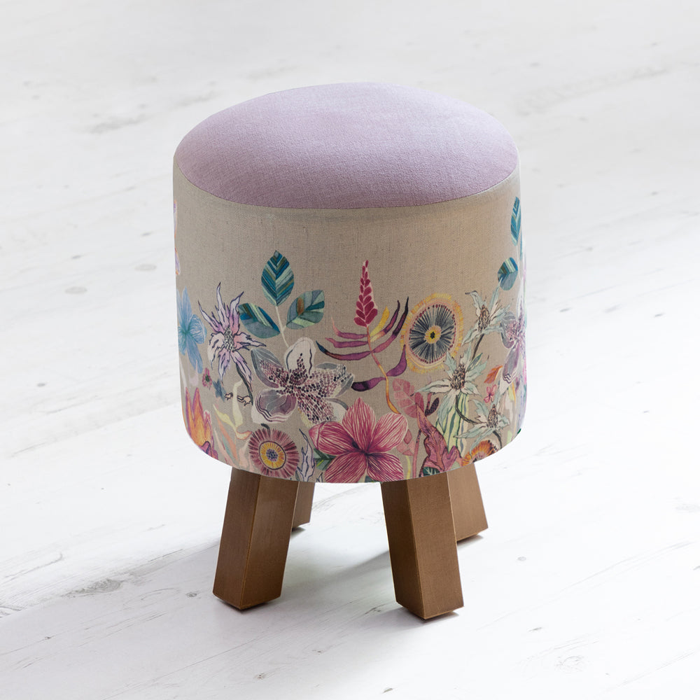 Primrose Monty Round Footstool