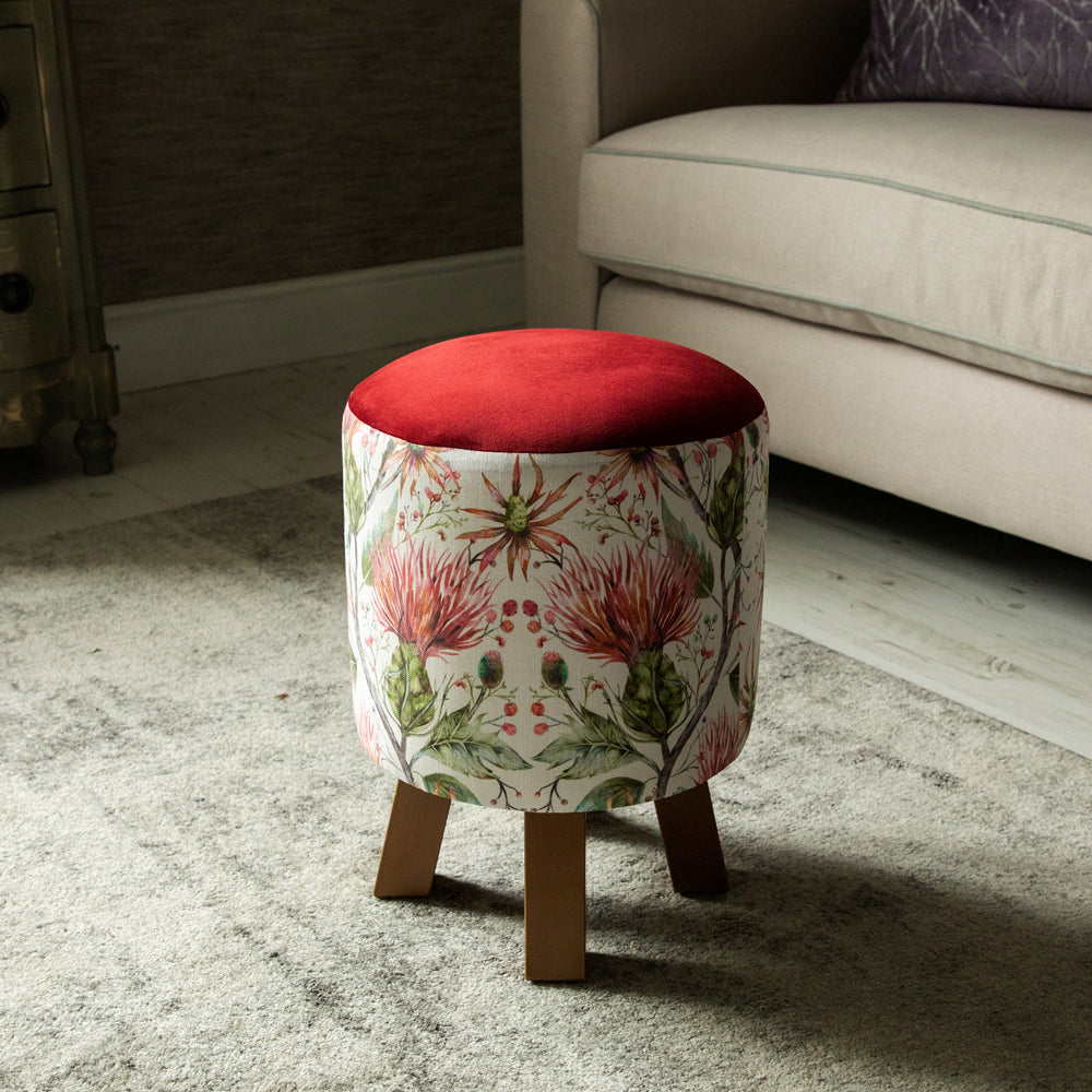 Varys Monty Round Footstool