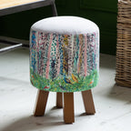 Whimsical Tale Monty Round Footstool