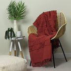 Motti Woven Tufted Stripe Throw