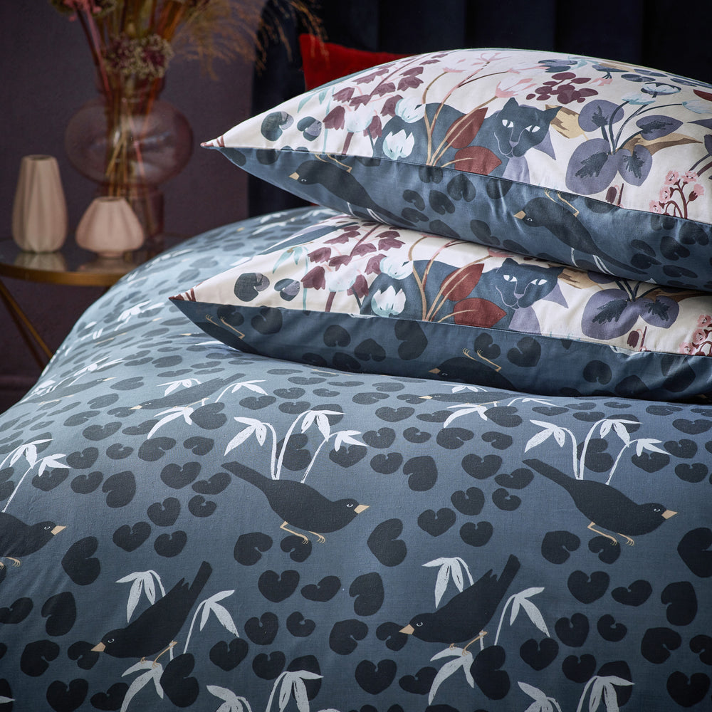Midnight Panther Duvet Cover Set