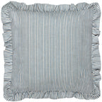 Martha Embroidered Ruffle Cushion