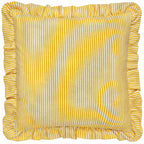 Martha Embroidered Ruffle Cushion