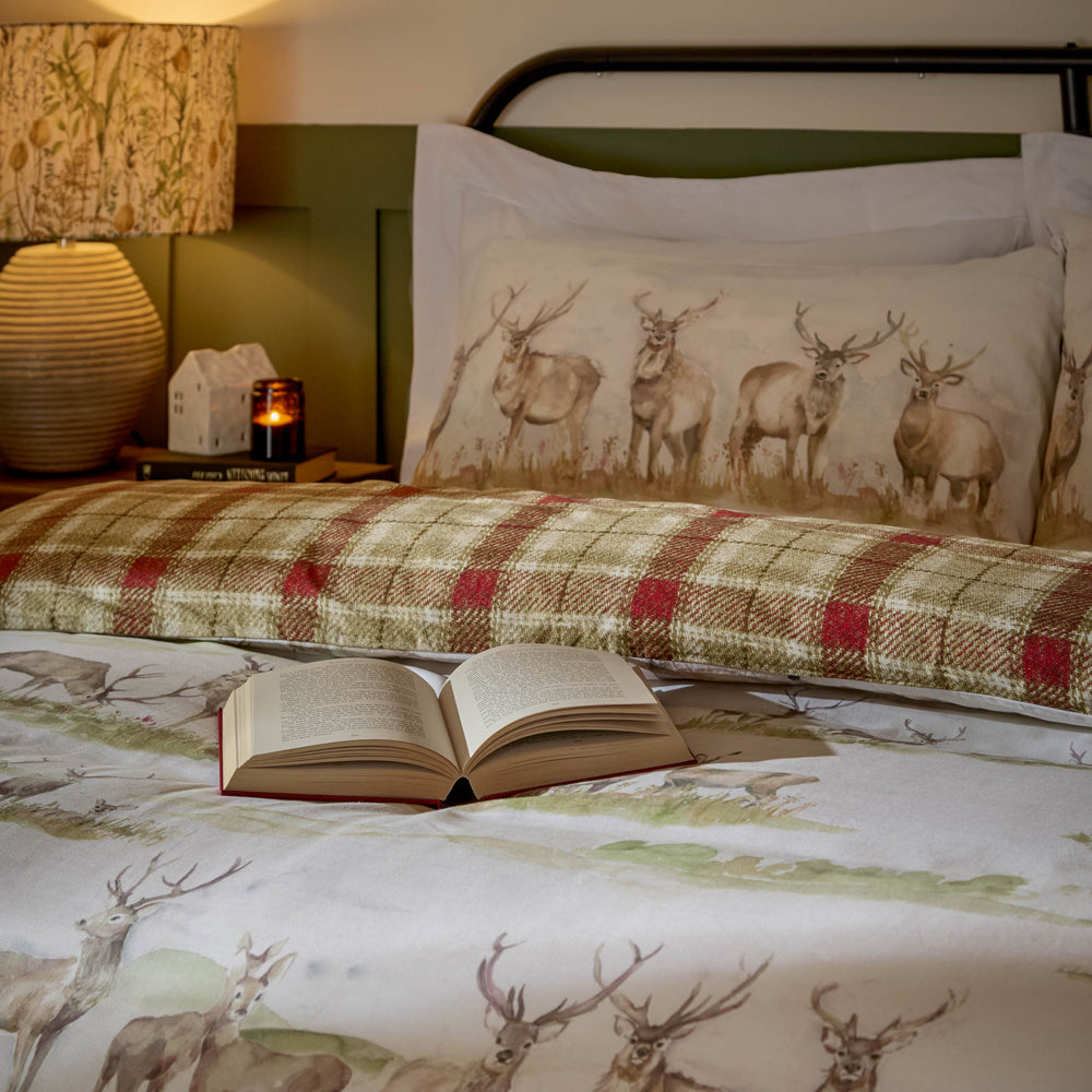 Moorland Stag 100% Cotton Reversible Duvet Cover Set