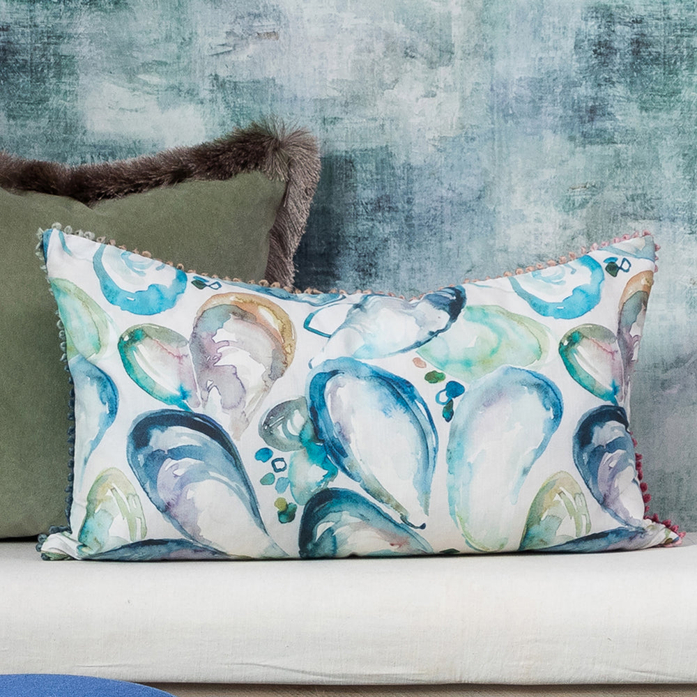 Mussel Shells Printed Cushion