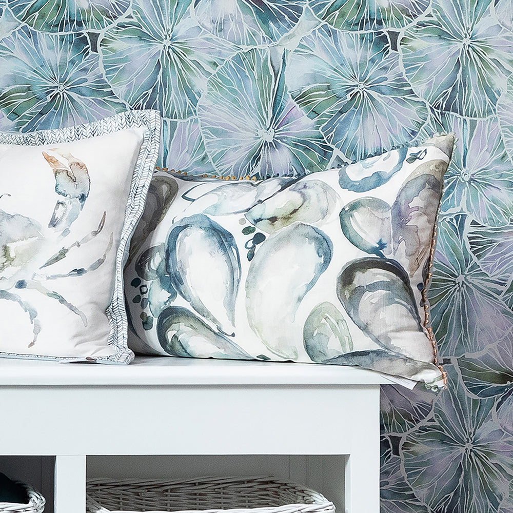 Mussel Shells Printed Cushion