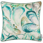 Mussel Shells Printed Piped Cushion