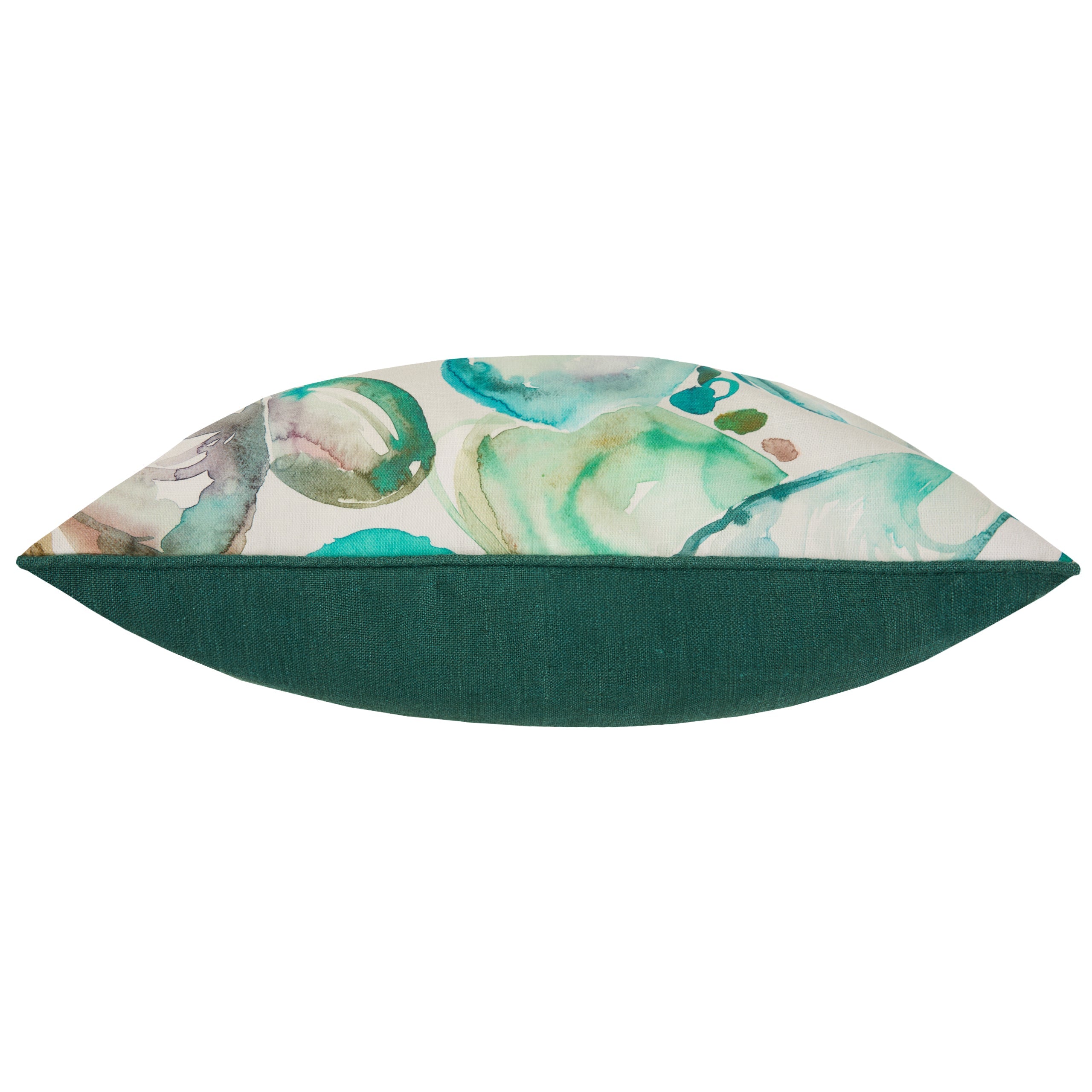 Mussel Shells Printed Piped Cushion