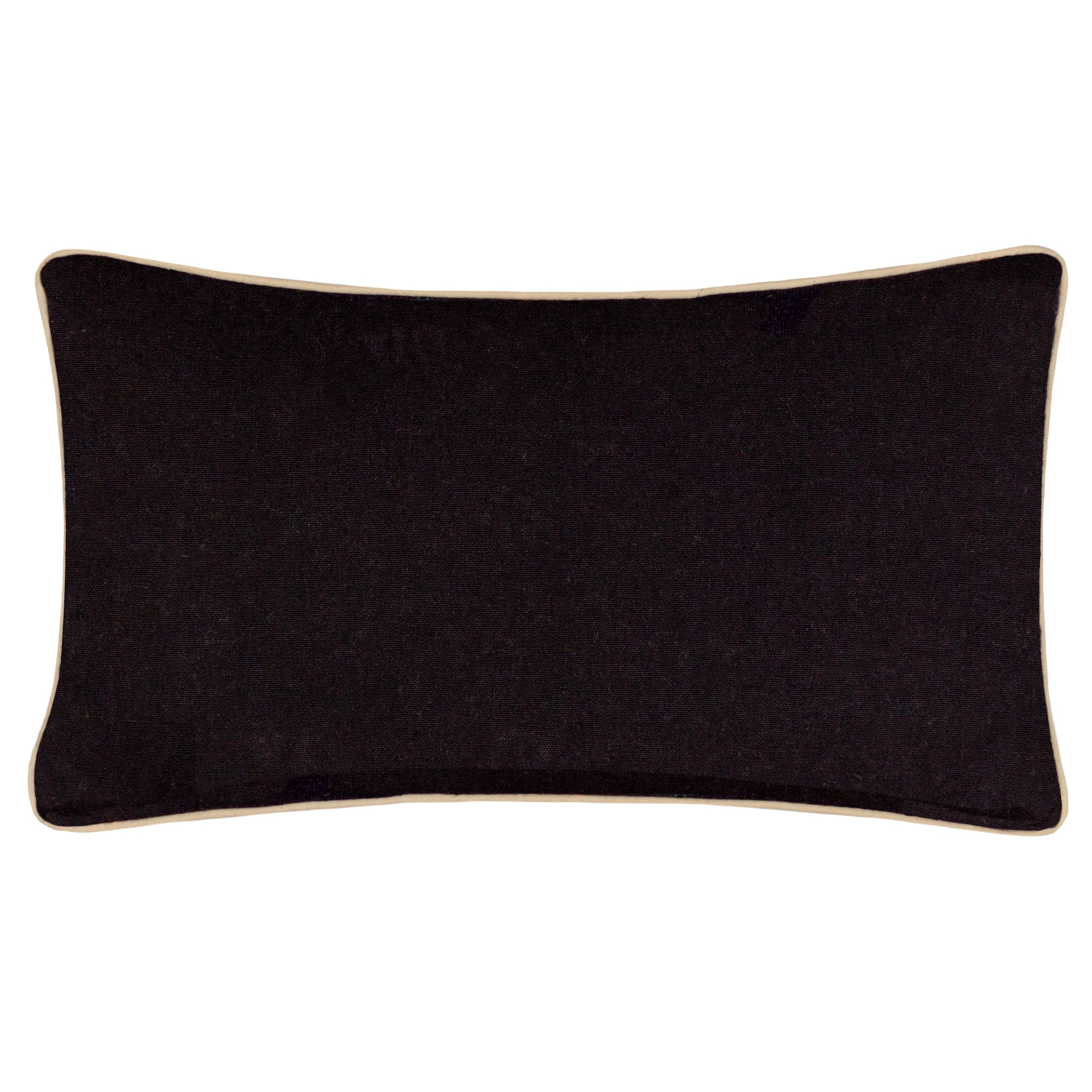 Mirrored Zebra Embroidered Cushion