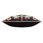 Mirrored Zebra Embroidered Cushion