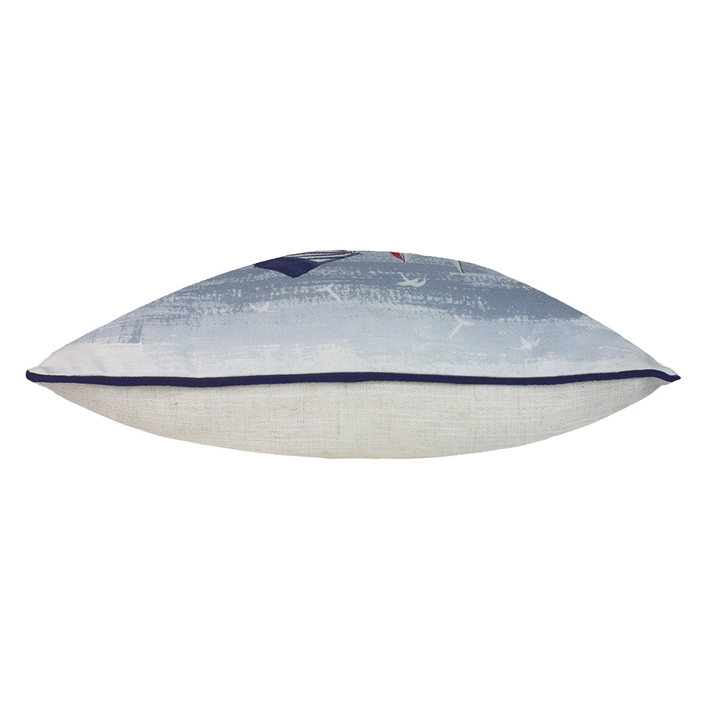 Nautical Beach Rectangular Cushion Navy