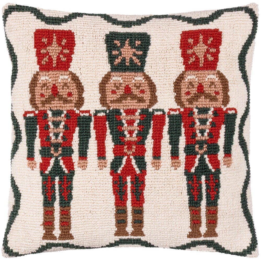 Nutcracker Trio Tufted Cushion