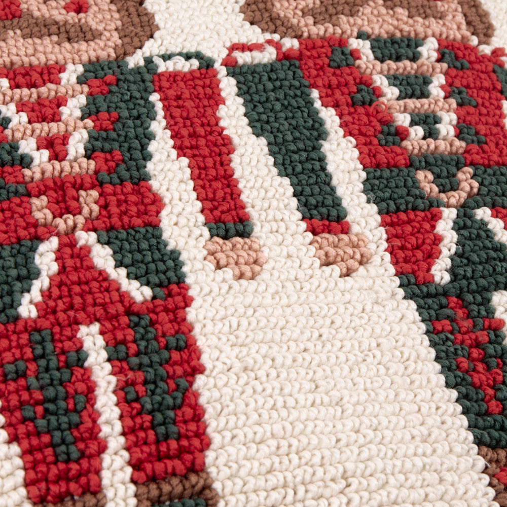 Nutcracker Trio Tufted Cushion