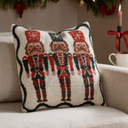 Nutcracker Trio Tufted Cushion