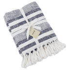 Neela Stripe Fringed Throws