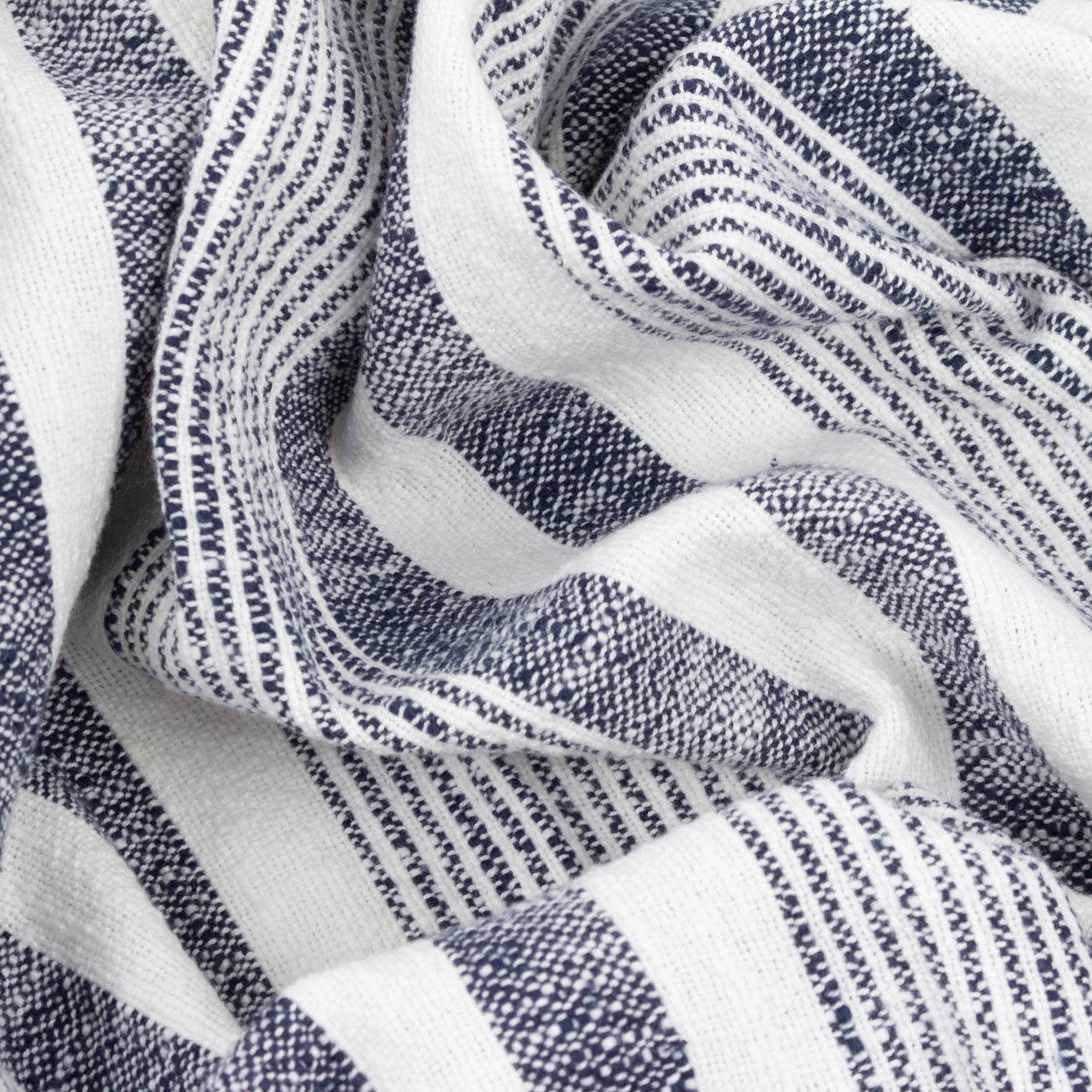 Neela Stripe Fringed Throws