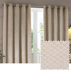 Neptune Velvet Room Darkening Eyelet Curtains
