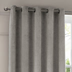 Neptune Velvet Room Darkening Eyelet Curtains