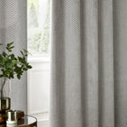 Neptune Velvet Room Darkening Eyelet Curtains