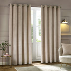 Neptune Velvet Room Darkening Eyelet Curtains