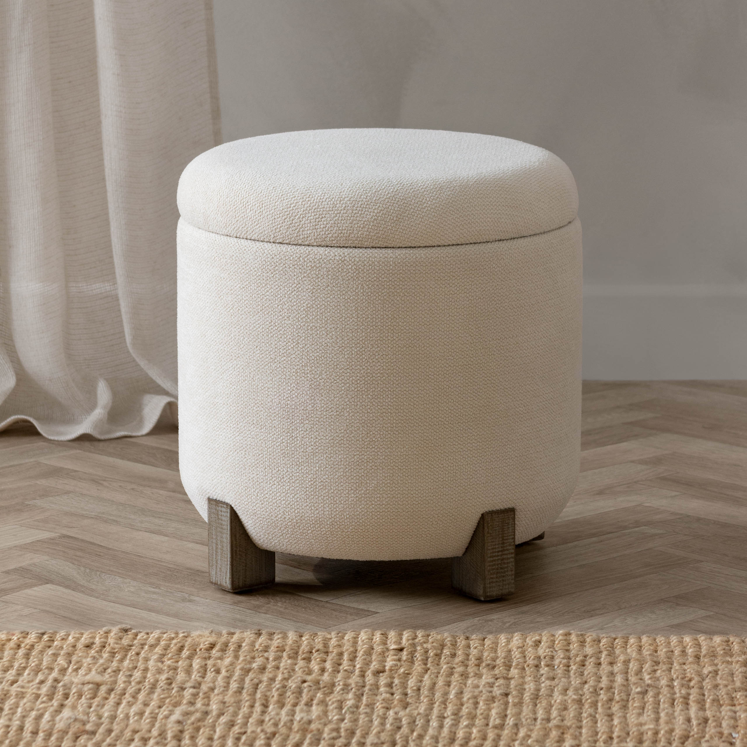 Neven Storage Footstool