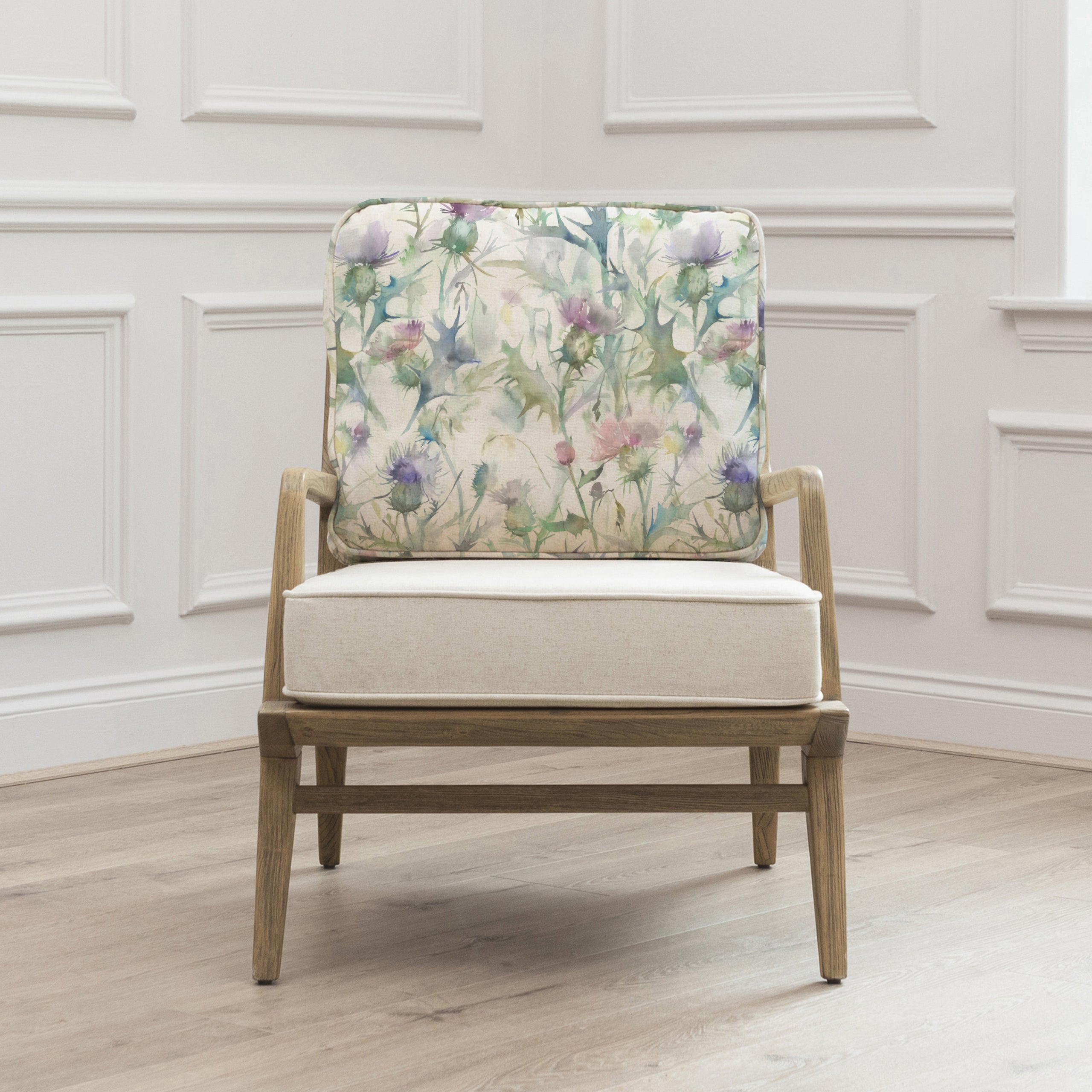 Cirsium Printed Idris Chair