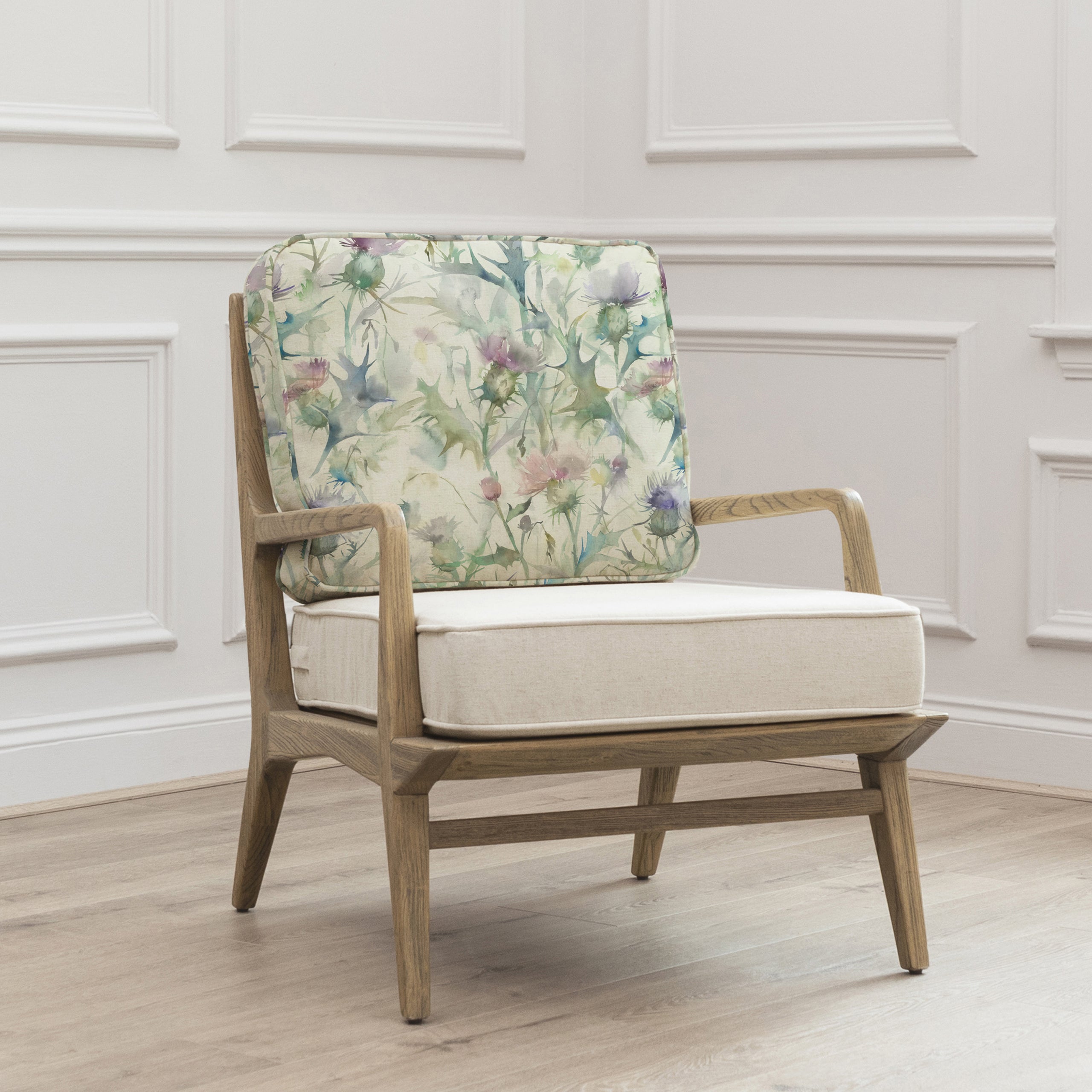 Cirsium Printed Idris Chair