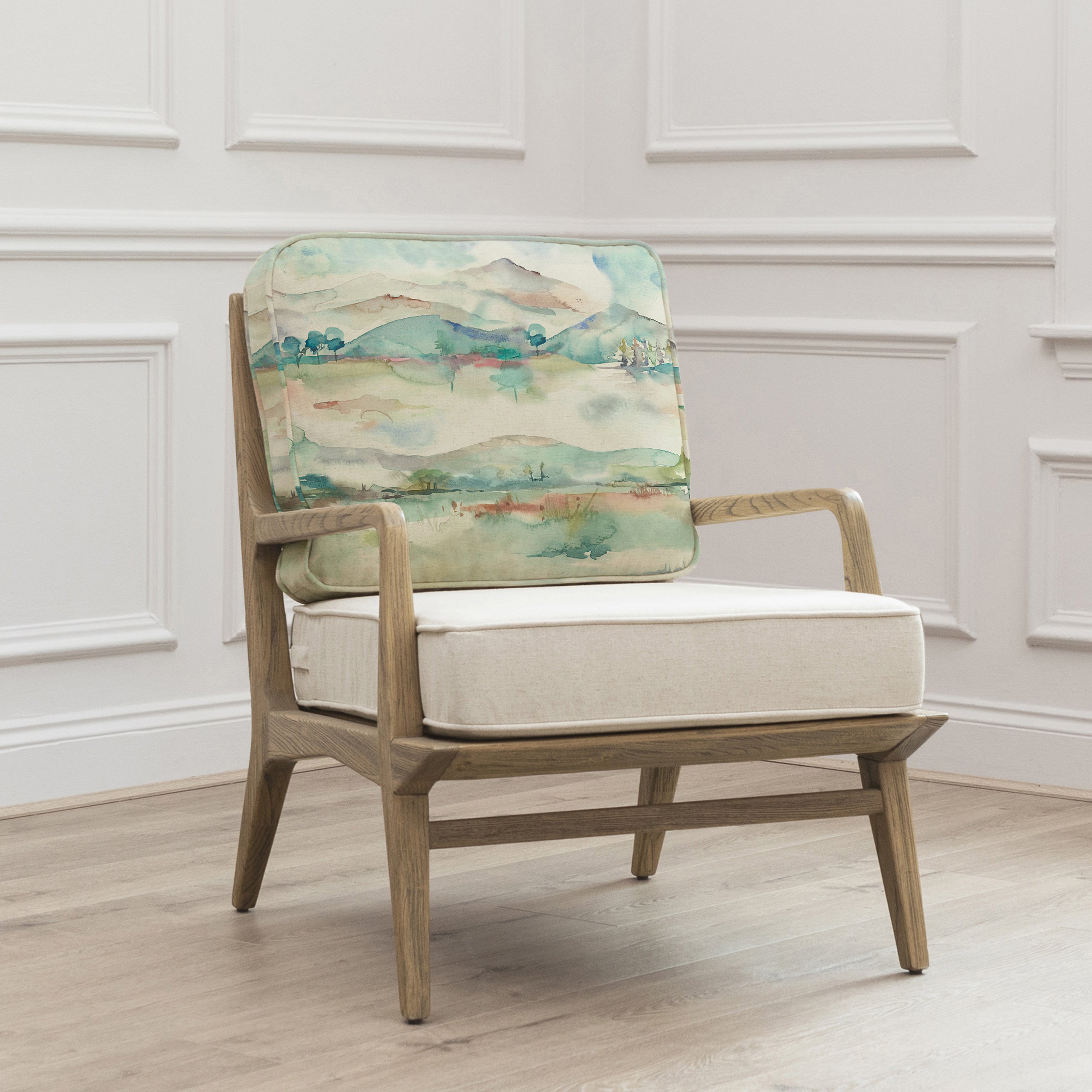 Russet Shores Printed Idris Chair