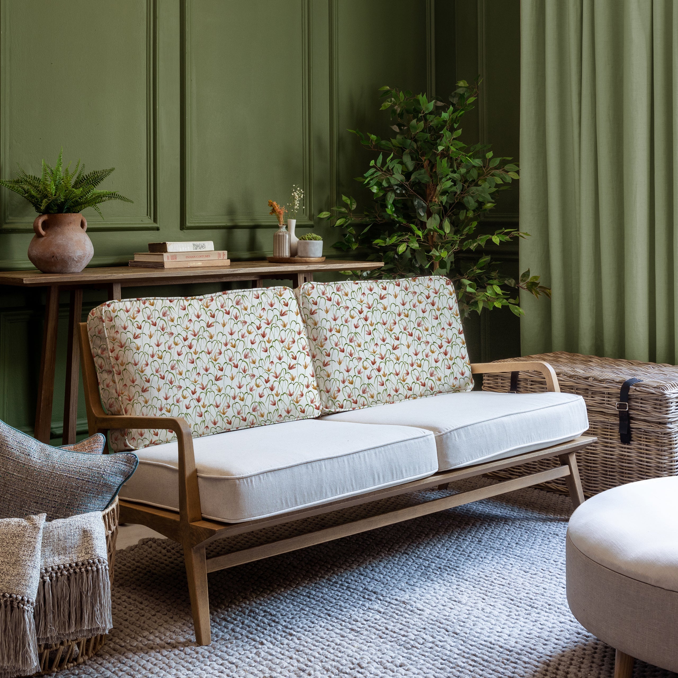 Fresia Printed Idris 2-Seater Sofa