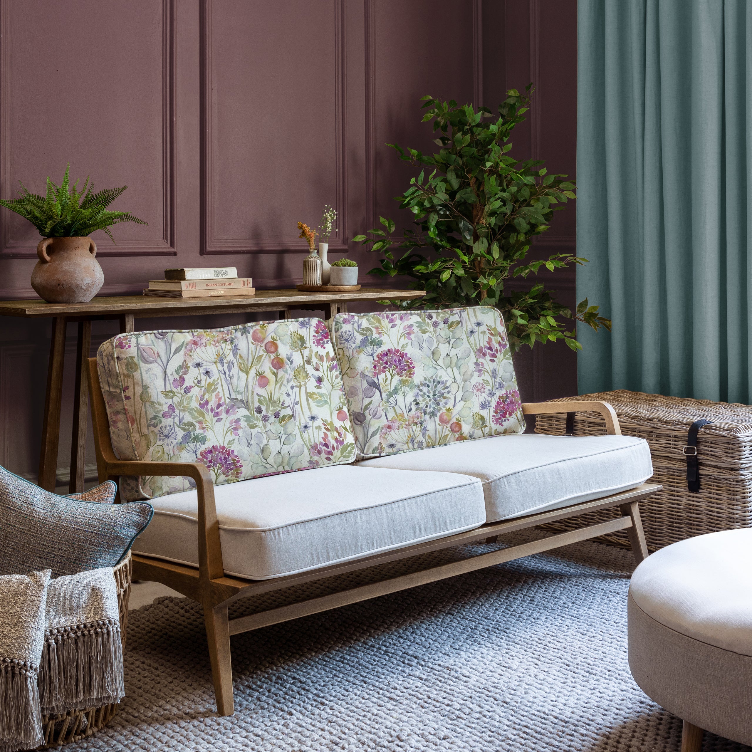 Hedgerow Printed Idris 2-Seater Sofa