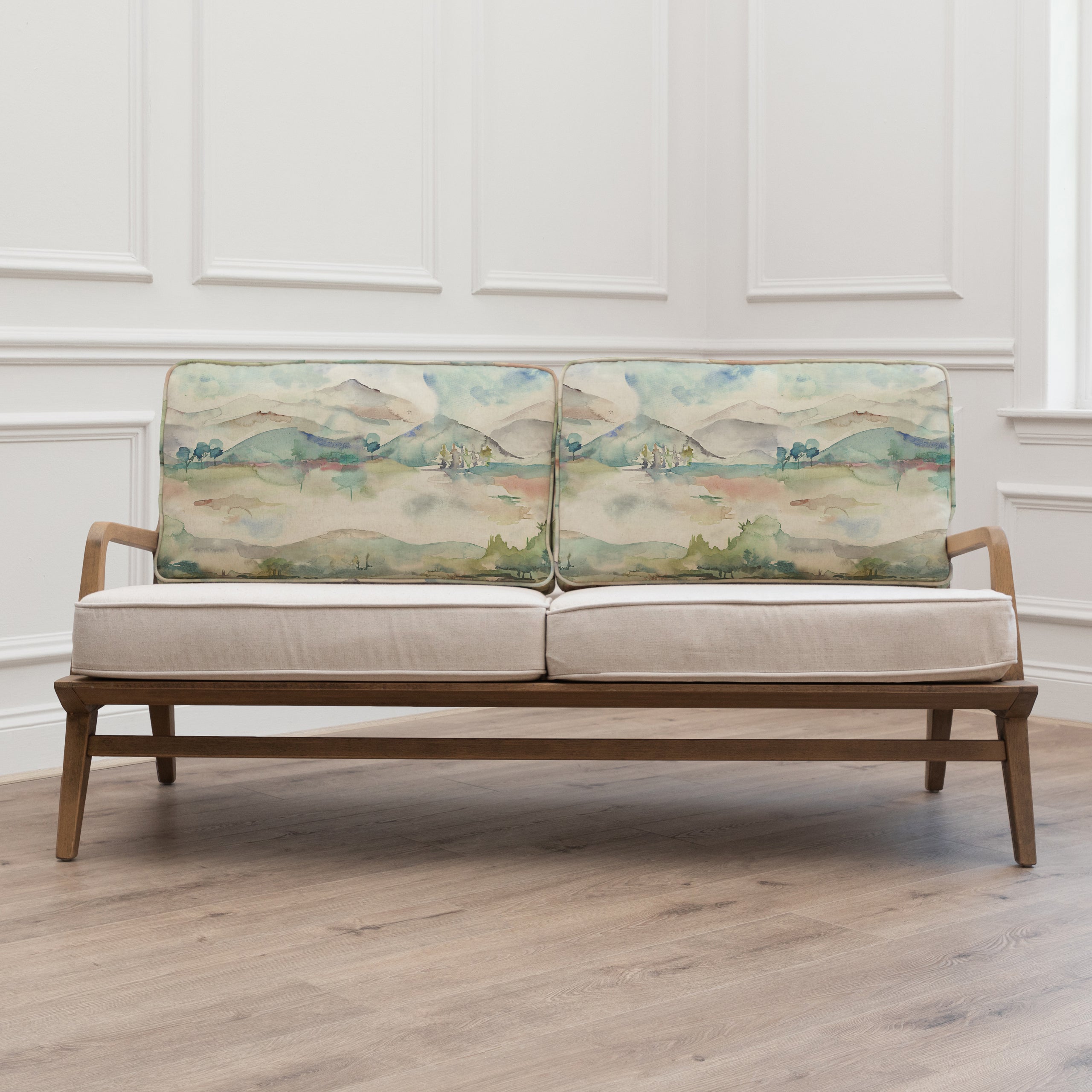 Russet Shores Printed Idris 2-Seater Sofa