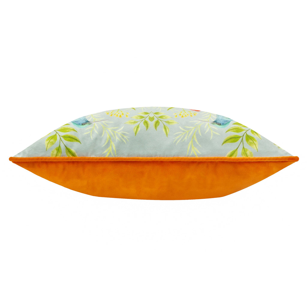 Nectar Garden Blossom Piped Velvet Cushion