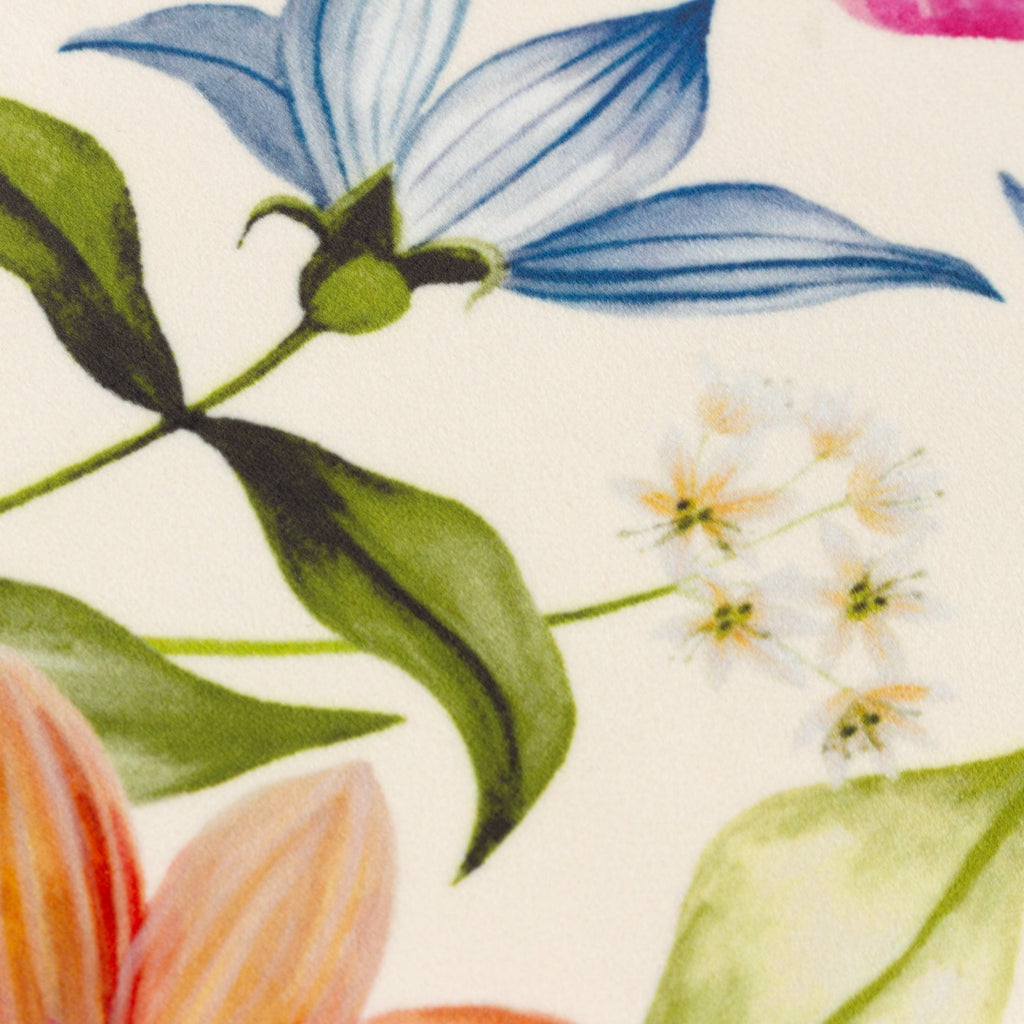 Nectar Garden Petunia Floral Piped Cushion