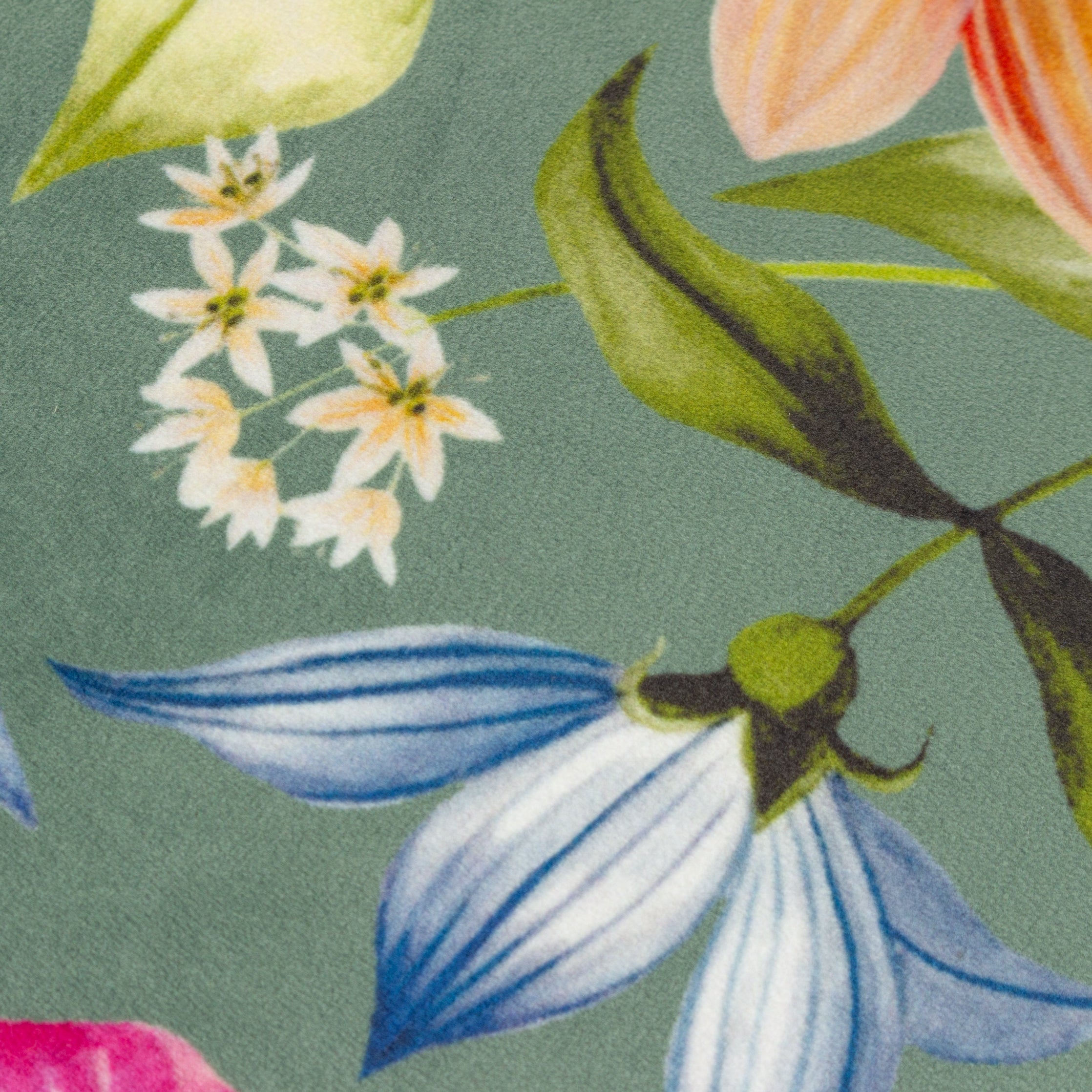 Nectar Garden Petunia Floral Piped Cushion