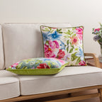 Nectar Garden Petunia Floral Piped Cushion