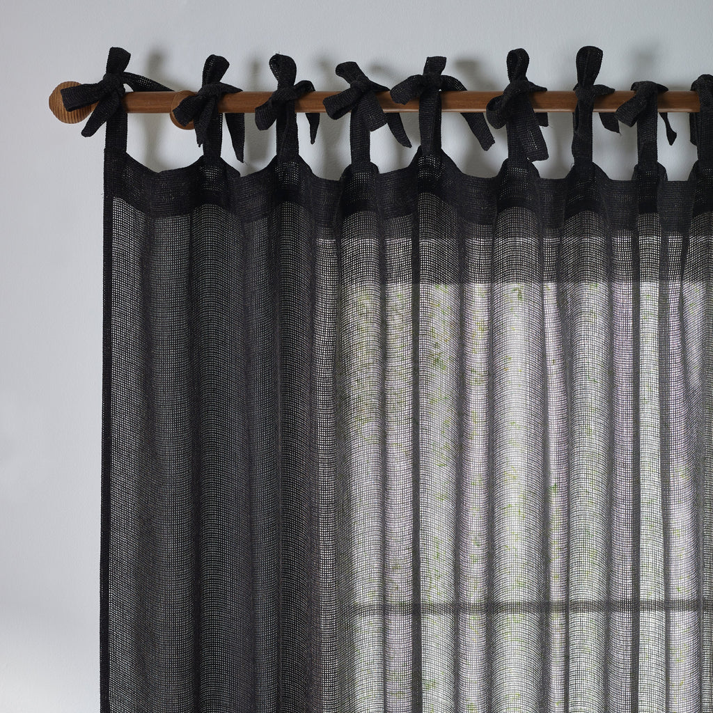 Nimbus Sheer Tie Top Curtain Panel