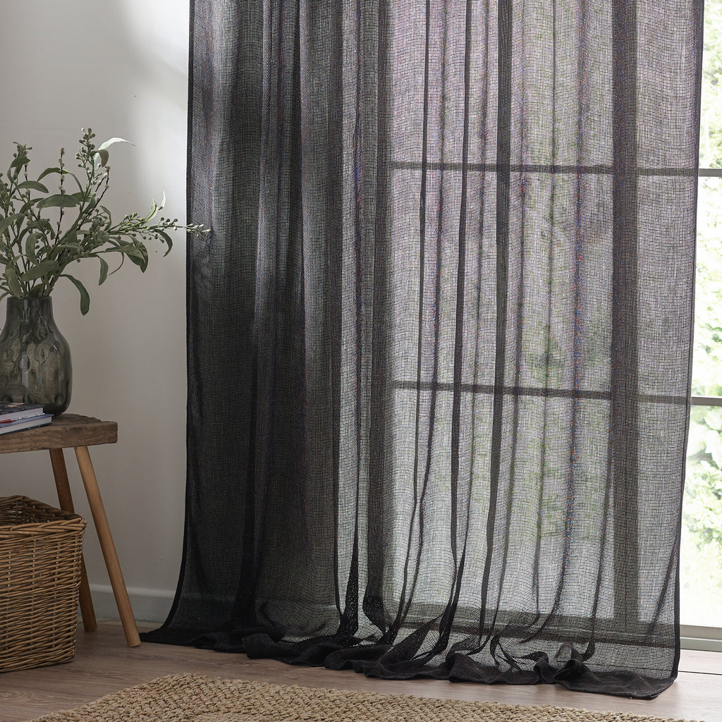 Nimbus Sheer Tie Top Curtain Panel