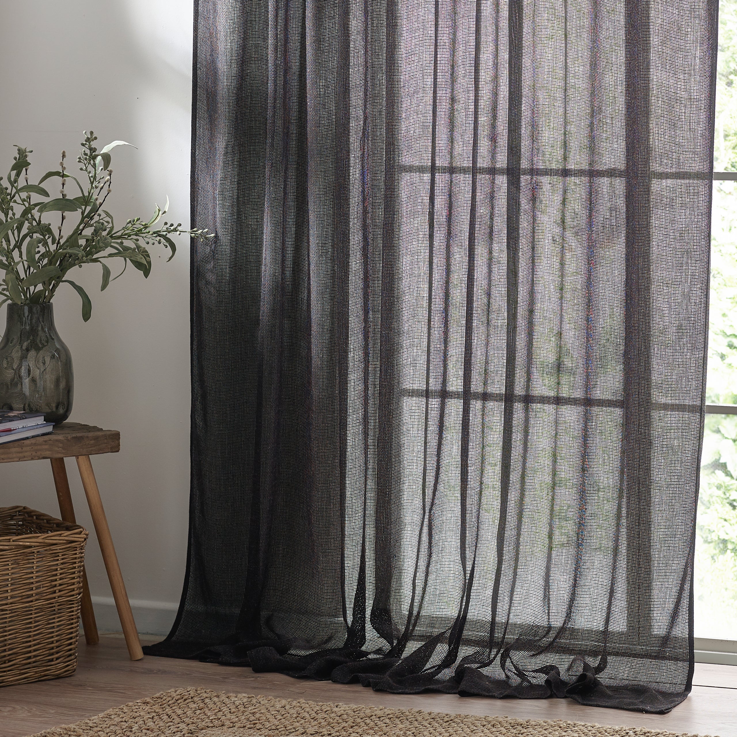 Nimbus Sheer Tie Top Curtain Panel