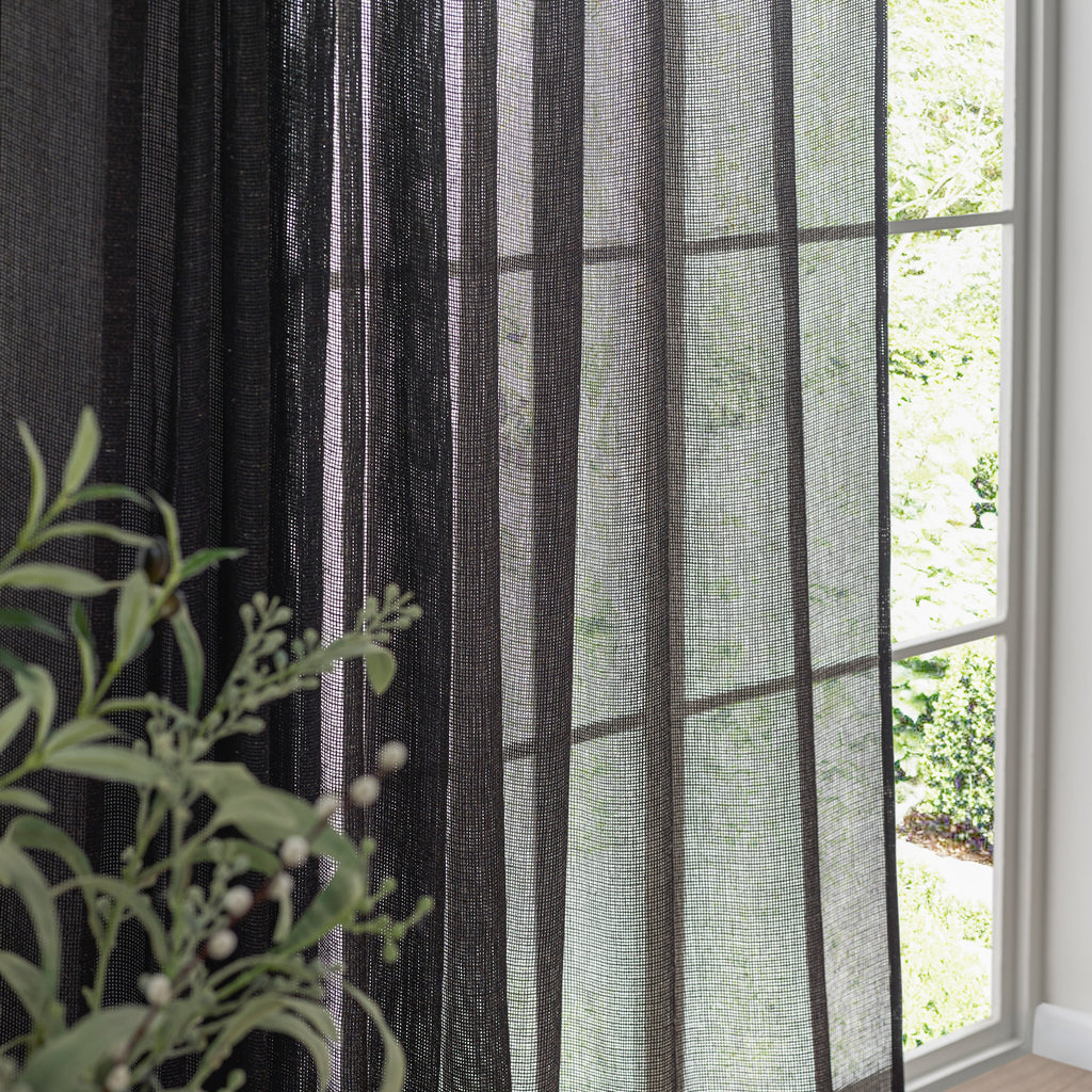 Nimbus Sheer Tie Top Curtain Panel